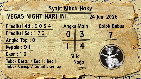 Prediksi Vegas Night