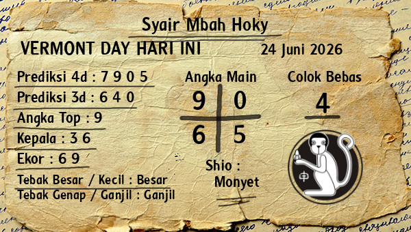 Prediksi Vermont Day
