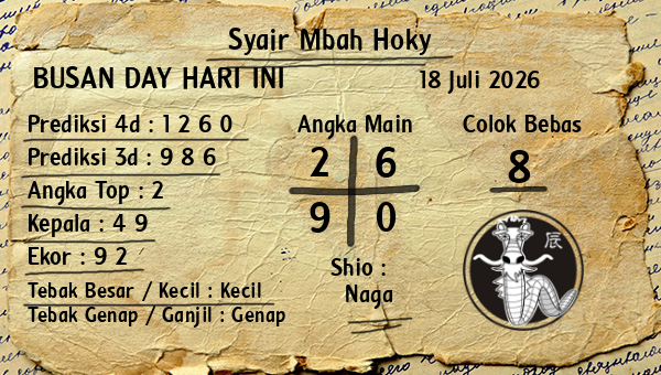 Prediksi Busan Day