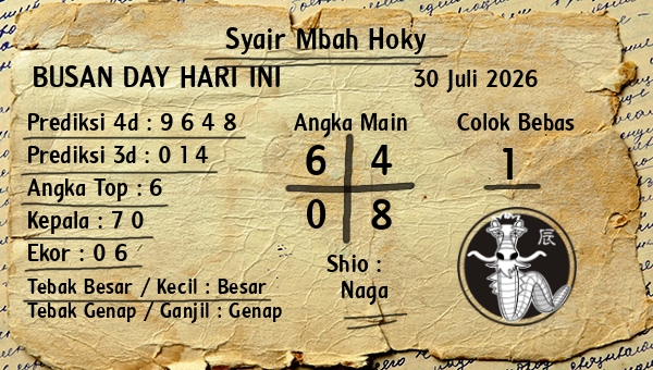 Prediksi Busan Day