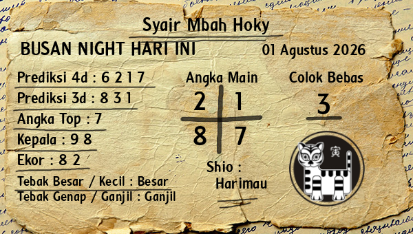 Prediksi Busan Night