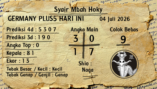 Prediksi Germany Plus5