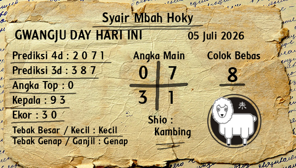 Prediksi Gwangju Day