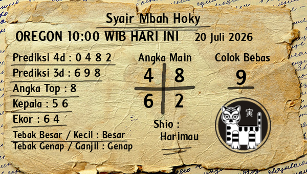 Prediksi Oregon 10:00 WIB