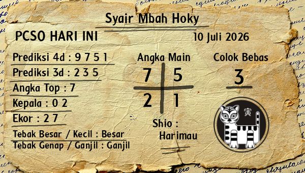 Prediksi Pcso