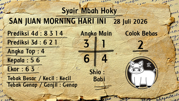 Prediksi San Juan Morning