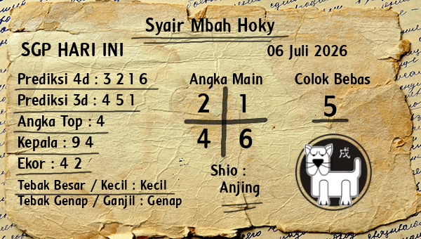 Prediksi SGP