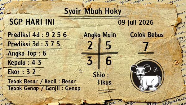 Prediksi SGP