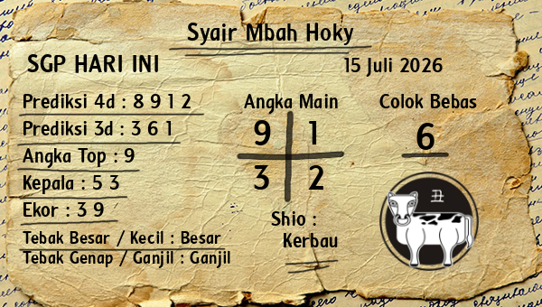 Prediksi SGP