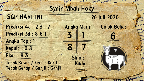 Prediksi SGP
