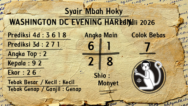 Prediksi Washington Dc Evening