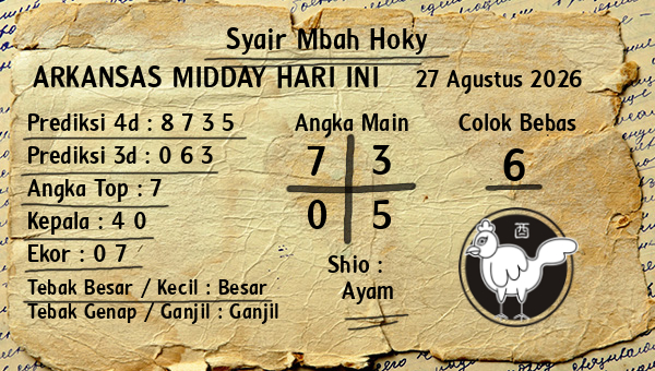 Prediksi Arkansas Midday