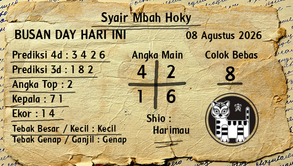 Prediksi Busan Day