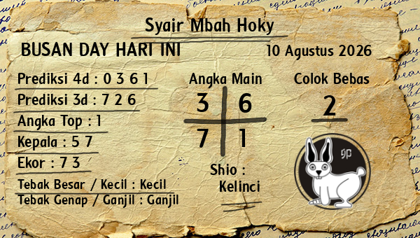 Prediksi Busan Day