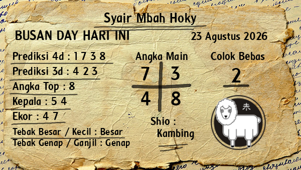 Prediksi Busan Day