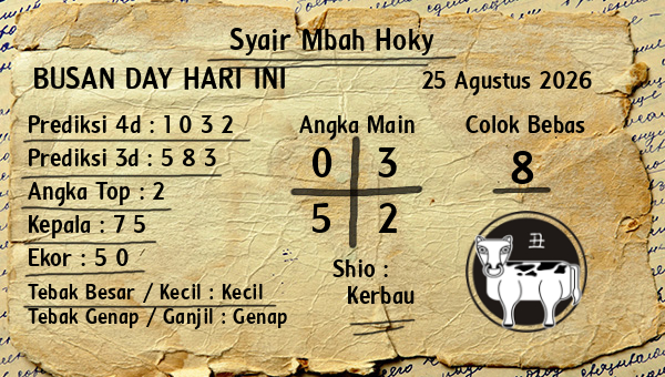 Prediksi Busan Day