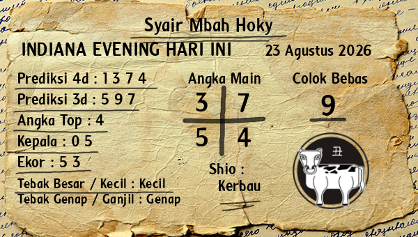 Prediksi Indiana Evening
