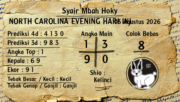 Prediksi North Carolina Evening