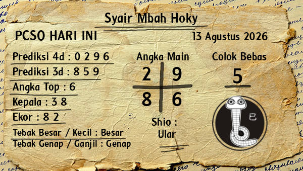 Prediksi Pcso