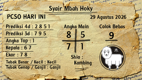 Prediksi Pcso