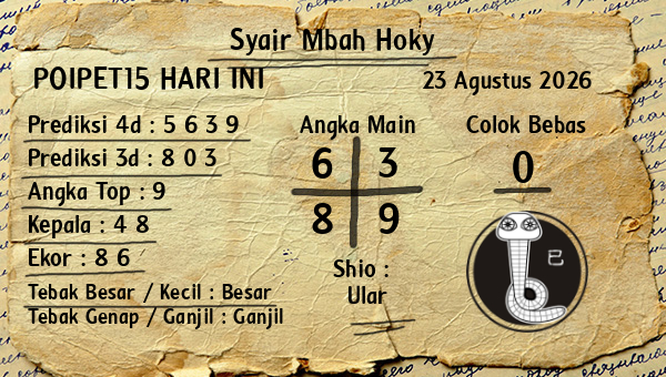 Prediksi Poipet15