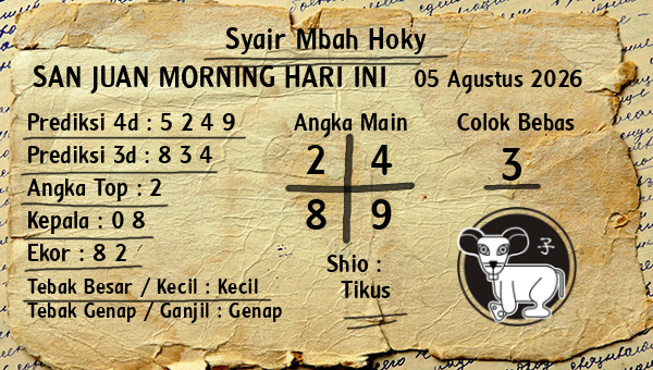 Prediksi San Juan Morning