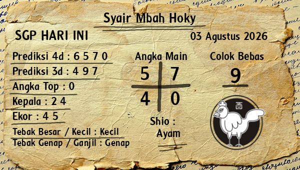 Prediksi SGP