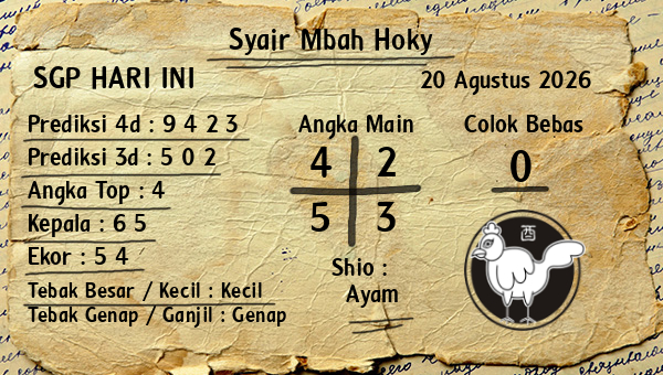 Prediksi SGP