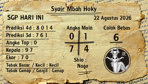 Prediksi SGP
