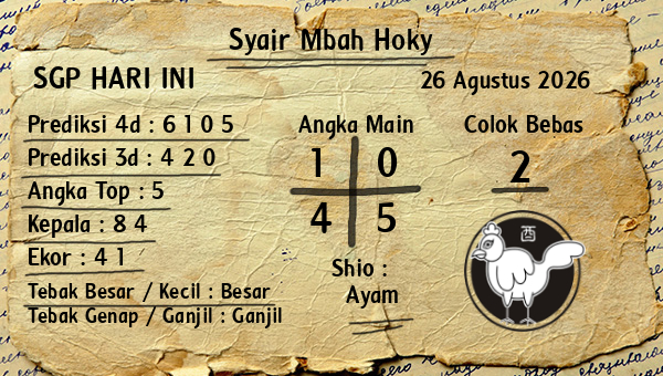 Prediksi SGP