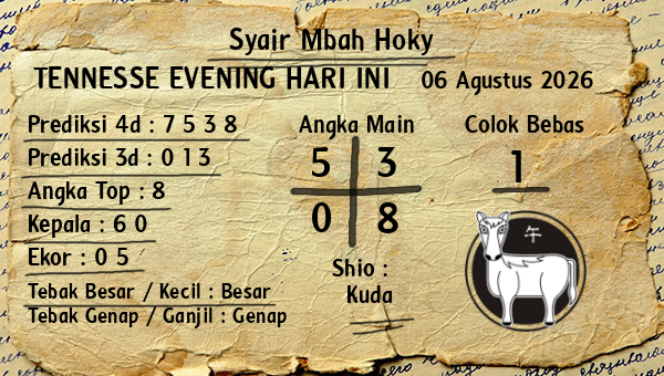 Prediksi Tennesse Evening