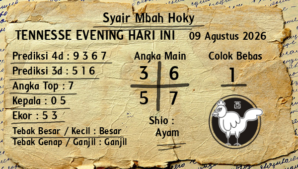 Prediksi Tennesse Evening