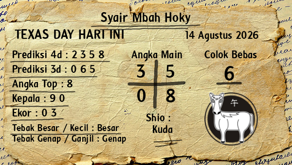 Prediksi Texas Day
