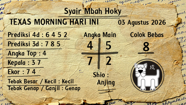 Prediksi Texas Morning
