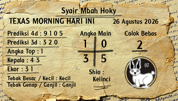 Prediksi Texas Morning