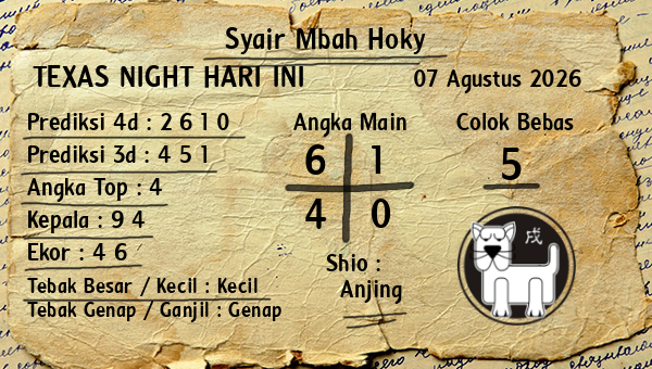 Prediksi Texas Night