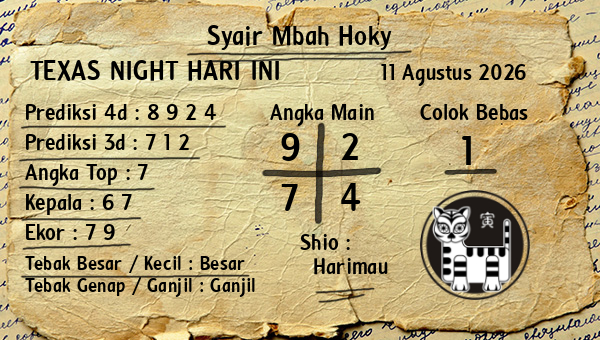 Prediksi Texas Night