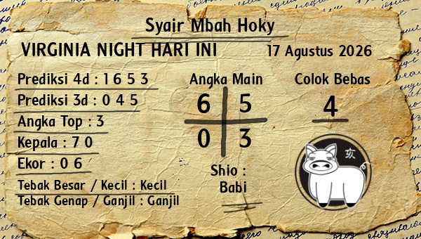 Prediksi Virginia Night