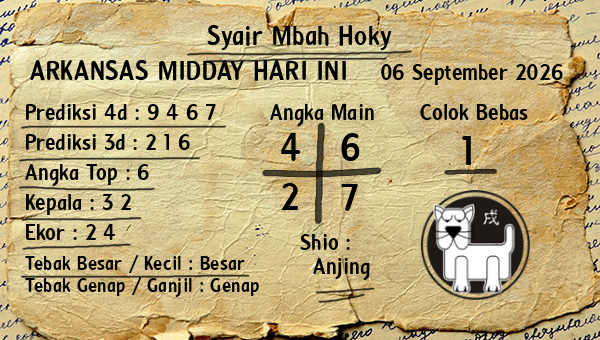 Prediksi Arkansas Midday