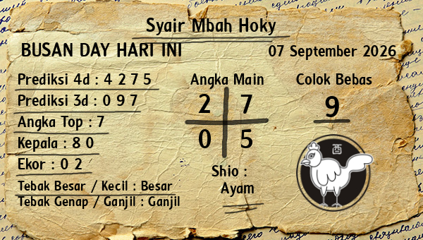 Prediksi Busan Day