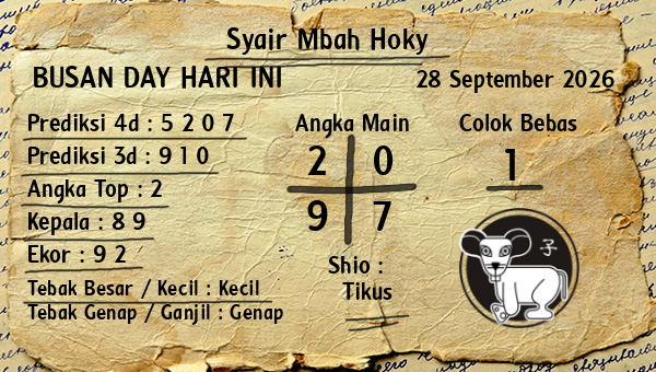 Prediksi Busan Day
