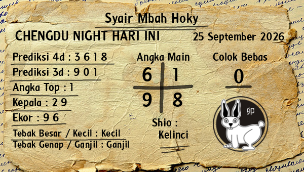 Prediksi Chengdu Night