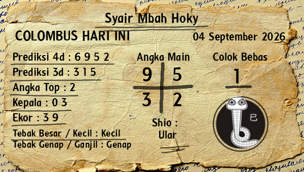 Prediksi Colombus