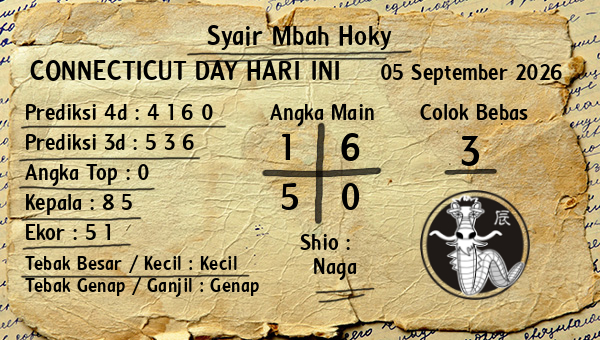Prediksi Connecticut Day
