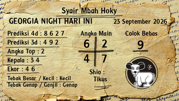 Prediksi Georgia Night