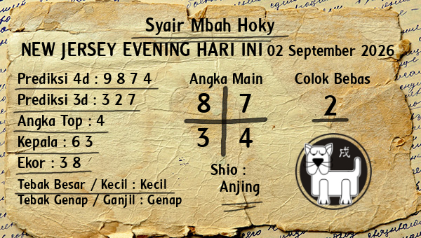 Prediksi New Jersey Evening