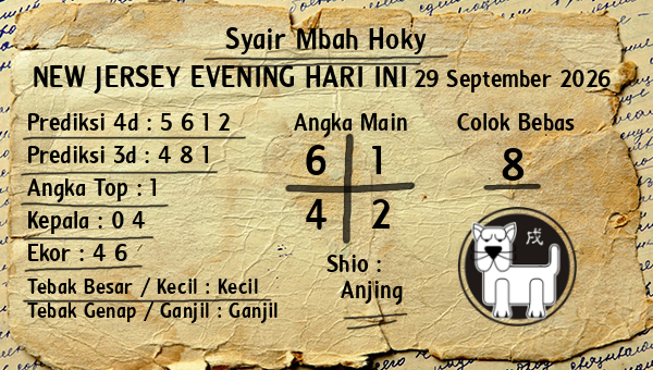 Prediksi New Jersey Evening