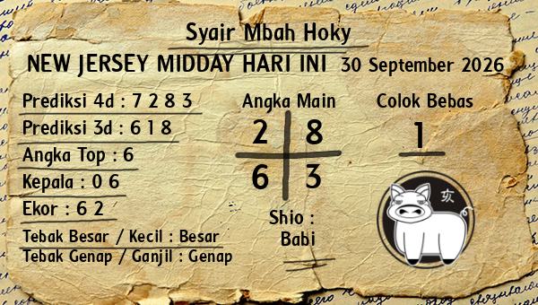 Prediksi New Jersey Midday