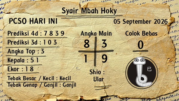 Prediksi Pcso