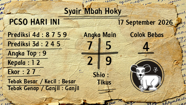 Prediksi Pcso